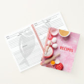 Blanco cookoek voor ontvangst om in te schrijven notitieboek (Binnen)