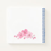 Blanco cookoek voor ontvangst om in te schrijven notitieboek (Achterkant)