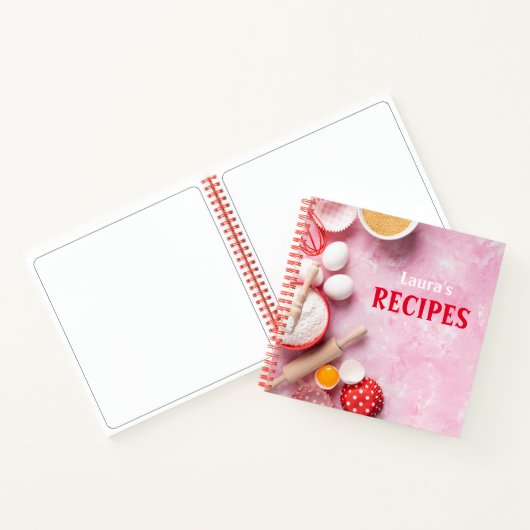 Blanco cookoek voor ontvangst om in te schrijven notitieboek (Binnen)