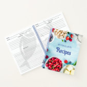 Blanco cookoek voor ontvangst om in te schrijven notitieboek (Binnen)