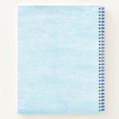 Blanco cookoek voor ontvangst om in te schrijven notitieboek (Achterkant)