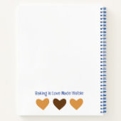 Blanco cookoek voor ontvangst om in te schrijven notitieboek (Achterkant)