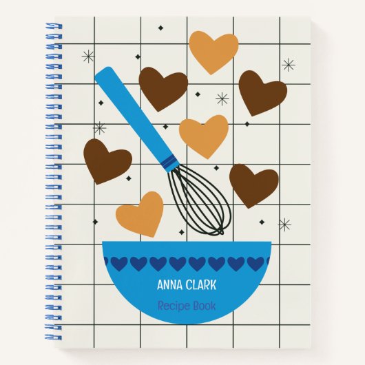 Blanco cookoek voor ontvangst om in te schrijven notitieboek (Voorkant)