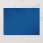 BLANCO CREËER JE EIGEN BLAUWE BRIEFKAART (Voorkant)