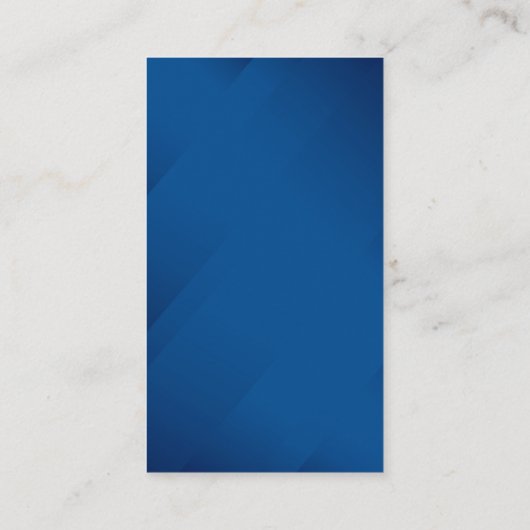 BLANCO CREËER JE EIGEN BLAUWE VISITEKAARTJE (Achterkant)