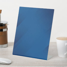 BLANCO CREËER JE EIGEN BLAUWE VOETSTUK RECLAMEBORD MET VOETSTUK
