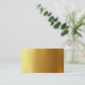 BLANCO CREËER JE EIGEN GOUDEN VISITEKAARTJE (Staand voorkant)