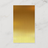 BLANCO CREËER JE EIGEN GOUDEN VISITEKAARTJE (Achterkant)