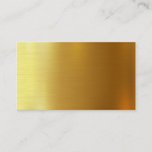 BLANCO CREËER JE EIGEN GOUDEN VISITEKAARTJE (Voorkant)