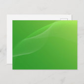 BLANCO CREËER JE EIGEN GROENE BRIEFKAART (Voorkant / Achterkant)