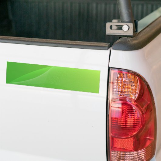 BLANCO CREËER JE EIGEN GROENE BUMPERSTICKER (Op Truck)