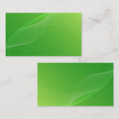 BLANCO CREËER JE EIGEN GROENE VISITEKAARTJE (Voorkant / Achterkant)