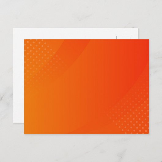 BLANCO CREËER JE EIGEN ORANJE BRIEFKAART (Voorkant / Achterkant)