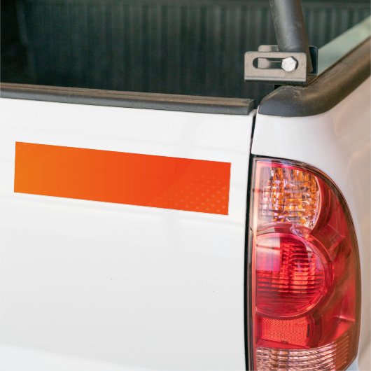 BLANCO CREËER JE EIGEN ORANJE BUMPERSTICKER (Op Truck)
