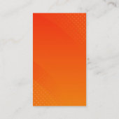 BLANCO CREËER JE EIGEN ORANJE VISITEKAARTJE (Achterkant)