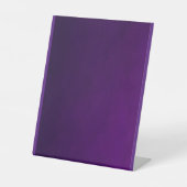 BLANCO CREËER JE EIGEN PAARSE VOETSTUK RECLAMEBORD MET VOETSTUK (Voorkant)