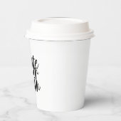 Blanco Creëer je eigen Papieren Bekers (Links)