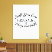  blanco - Creëer uw eigen Canvas Afdruk (Insitu (Woonkamer))