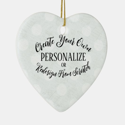 blanco - Creëer uw eigen Keramisch Ornament (Rechts)