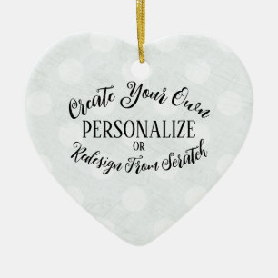 blanco - Creëer uw eigen Keramisch Ornament