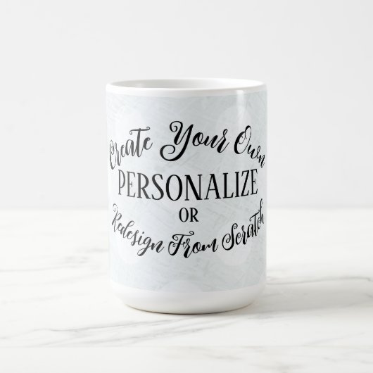  blanco - Creëer uw eigen Koffiemok (Center)