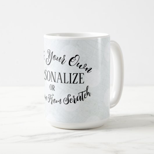 blanco - Creëer uw eigen Koffiemok (Voorkant rechts)