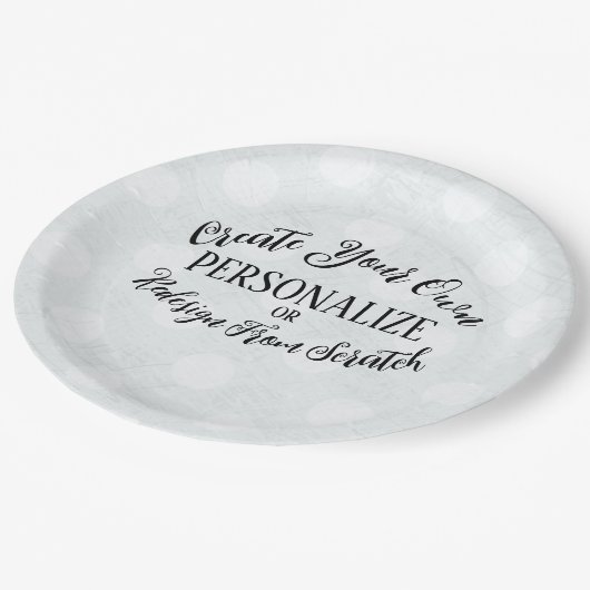  blanco - Creëer uw eigen Papieren Bordje (Gekanteld)