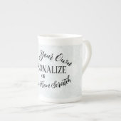  blanco - Creëer uw eigen Porselein Kop (Voorkant rechts)