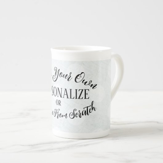 blanco - Creëer uw eigen Porselein Kop (Voorkant rechts)