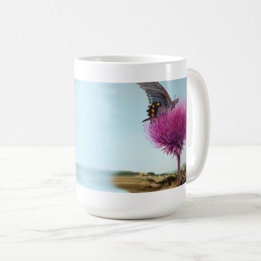 Blanco dikke Mok (zet je info erop) (Voorkant rechts)