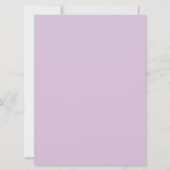 Blanco dikke Paars deeg invite (Voorkant)