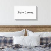 Blanco doek canvas afdruk (Insitu (Slaapkamer))