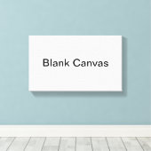 Blanco doek canvas afdruk (Insitu (Houten vloer))