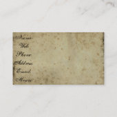 Blanco, , donkergrijs verduurzaamd papier visitekaartje (Achterkant)