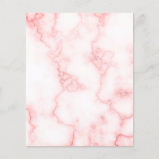 Blanco Elegant Faux Roze Marmer Flyer (Voorkant)