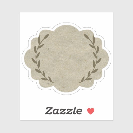 Blanco elegante, krasse ijklabels, Sticker (Vel)