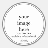 Blanco etiket met witte Sjabloon (Voorkant)