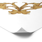 Blanco familieboom met 4 richtingen (zeven generat poster (Hoek)