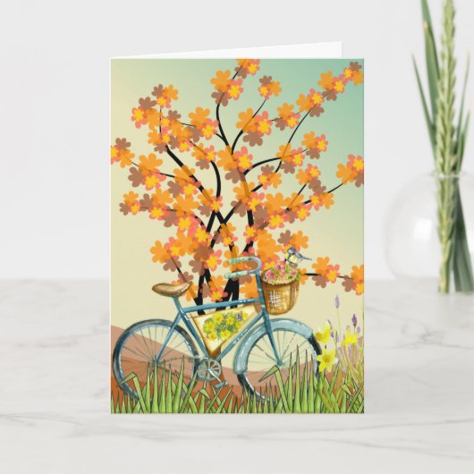 Blanco fiets P19-briefkaart Kaart (Voorkant)