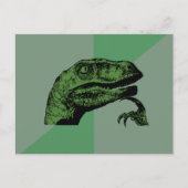 Blanco filosoraptor Post Card Briefkaart (Voorkant)