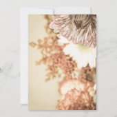 Blanco Floral Invitation Kaart (Voorkant)