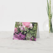 Blanco Floral Note Card Kaart (Voorkant)