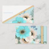 Blanco Floral Visitekaartje (Voorkant / Achterkant)