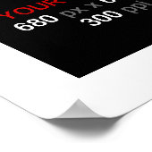 Blanco fotocollage Lijst 4 Foto's Poster (Hoek)