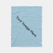 Blanco foto's maken uw eigen mandje fleece deken (Voorkant)