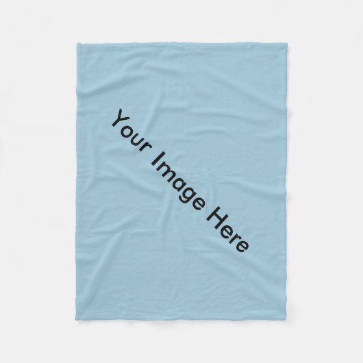 Blanco foto's maken uw eigen mandje fleece deken (Voorkant)