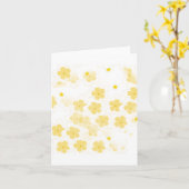 Blanco Frangipani Plumeria Flower Note-kaart Kaart (Gele Bloem)