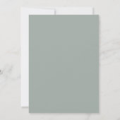 Blanco goud groen blad kaart (Achterkant)