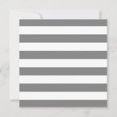Blanco grijze en witte strepen kaart (Voorkant)
