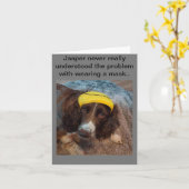 Blanco-groetkaart Kaart (Gele Bloem)